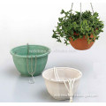 Plastic hanging flower pot, hanging basket, hanging wire plant baskets